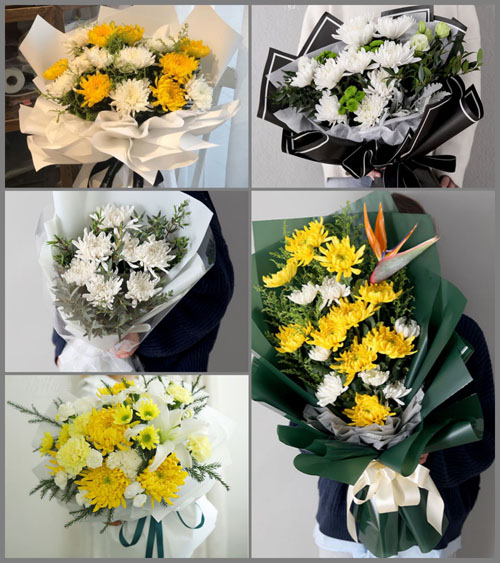 广东广州市增城区仙村镇十字窑村白事花束代送